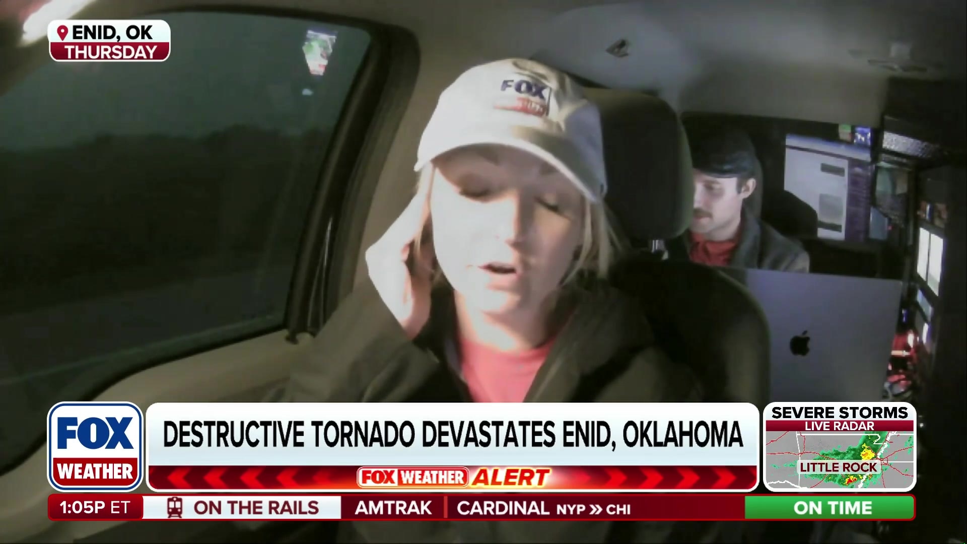 Haley Meier reports from inside tornado-stricken Enid, OK