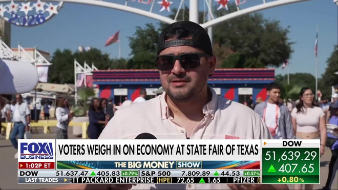 Voters weigh in on the economy at the State Fair of Texas