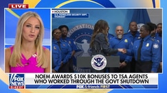 Kristi Noem rewards TSA agents with $10K bonuses after government shutdown