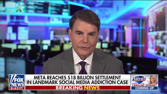 Sean Hannity and Greg Jarrett react to Meta's landmark $18B settlement