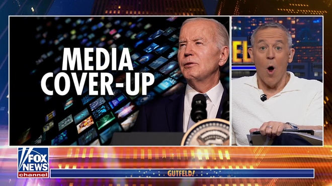 Greg Gutfeld slams the media for covering up Joe Biden's decline