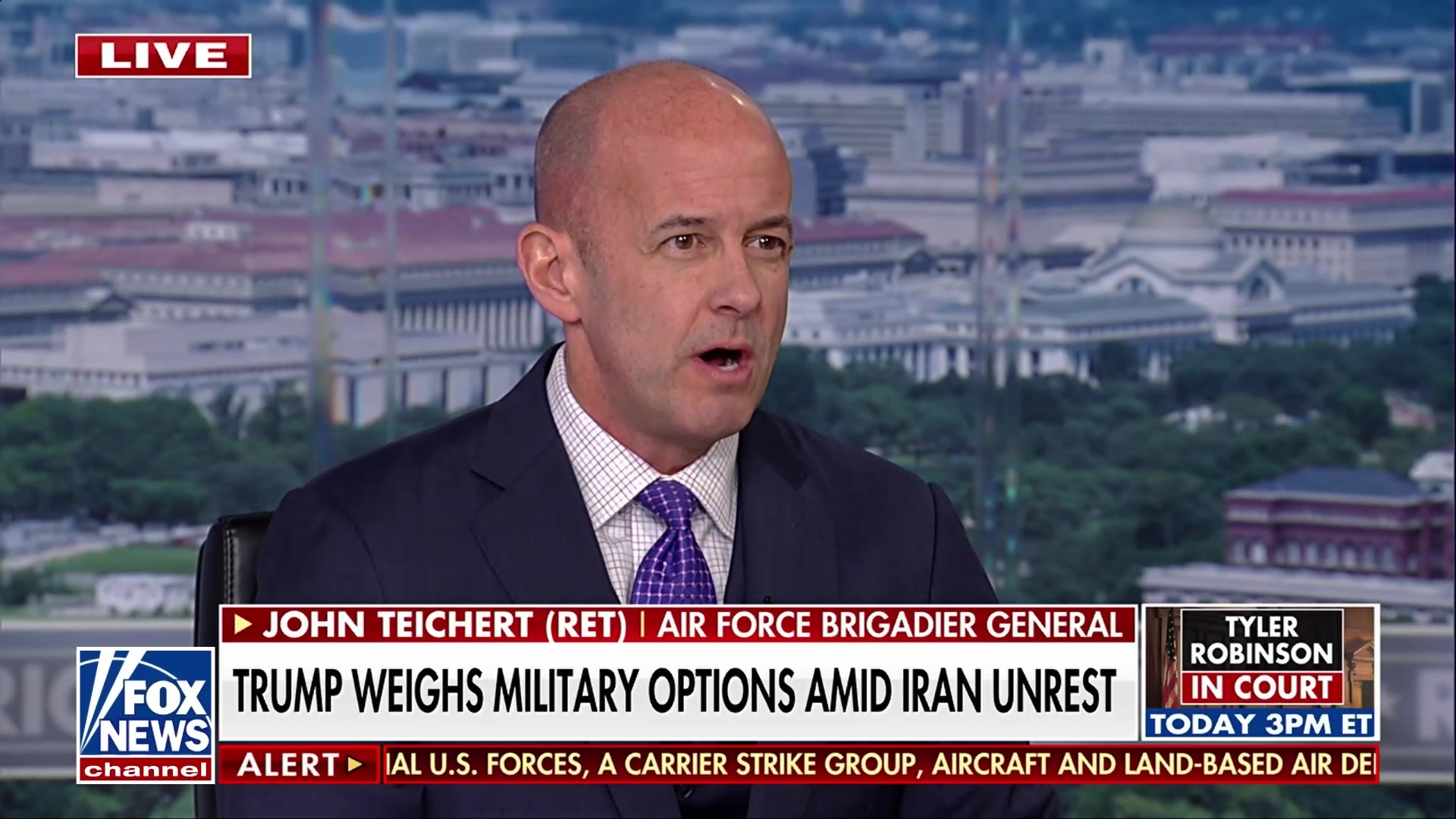 Iran State TV threatens Trump with an image saying 'this time it (the bullet) won't miss'