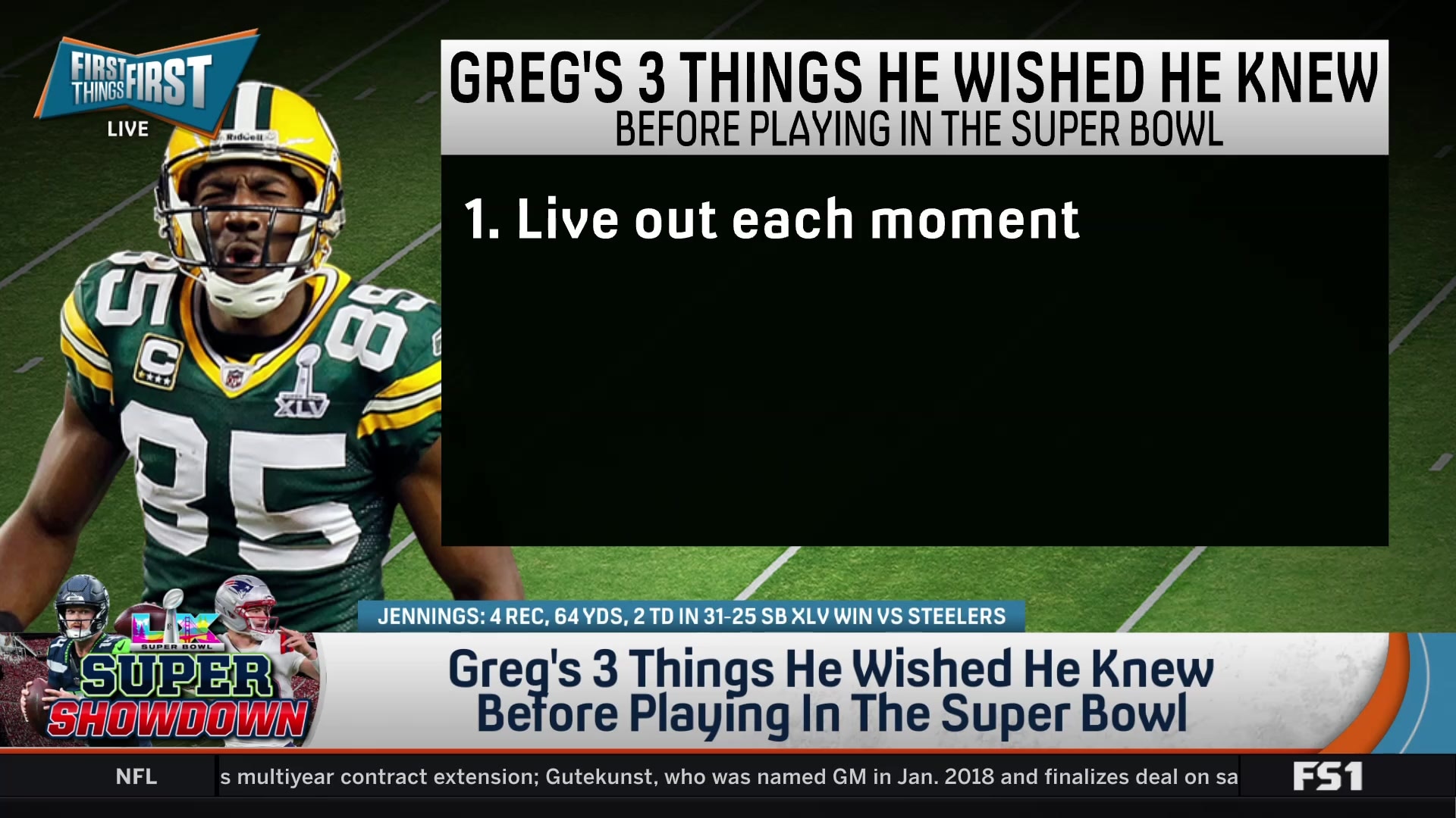 Greg Jennings shares his Super Bowl touchdown experience