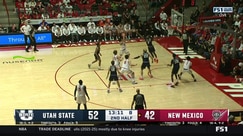 Karson Templin Sinks a Corner Three-Pointer