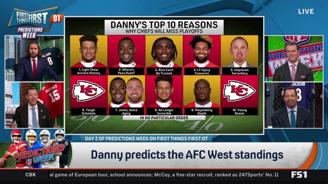 Why Danny Parkins thinks the Kansas City Chiefs will miss the playoffs