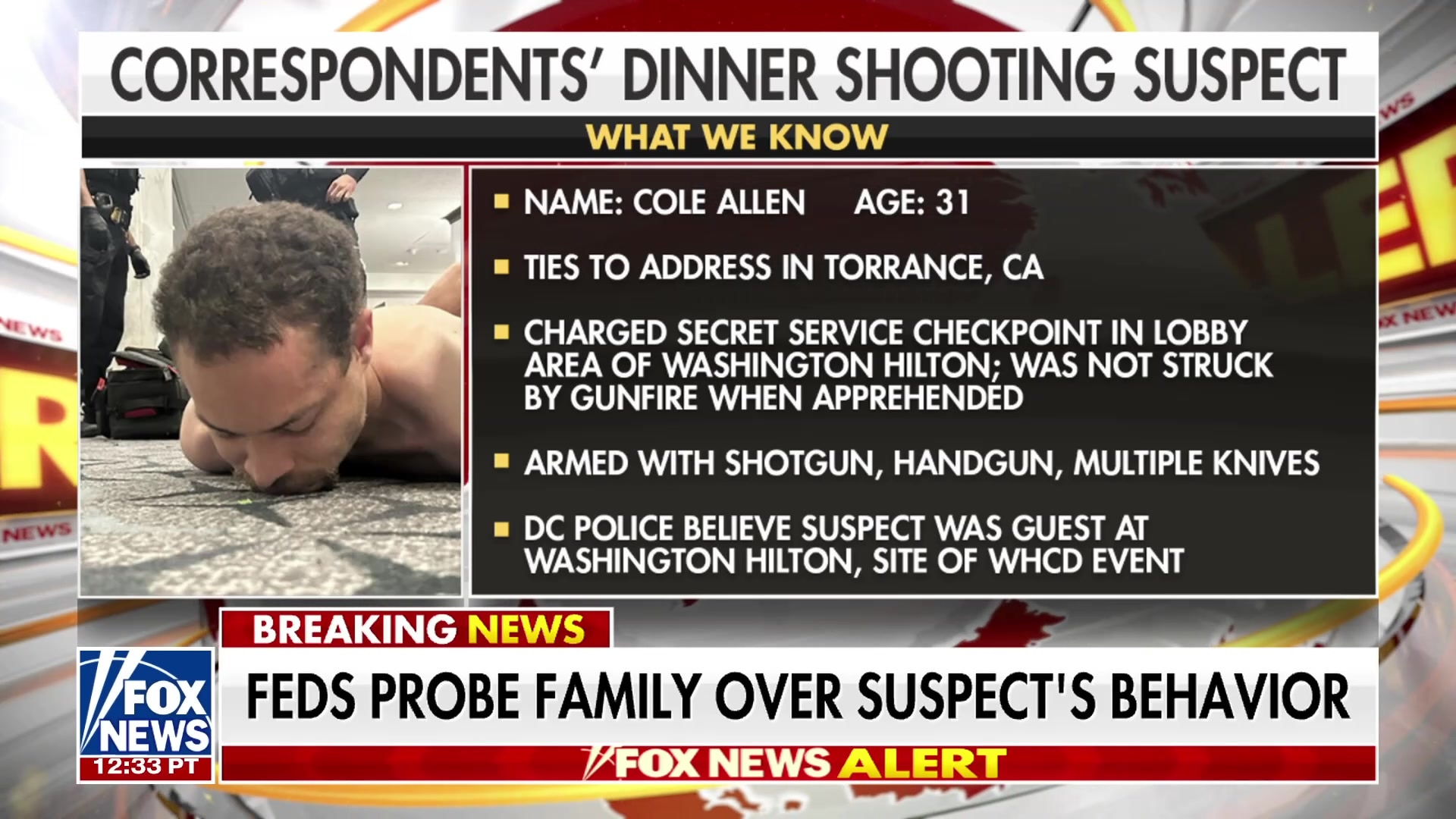 WHCD shooter's past and manifesto reveal disturbing intentions