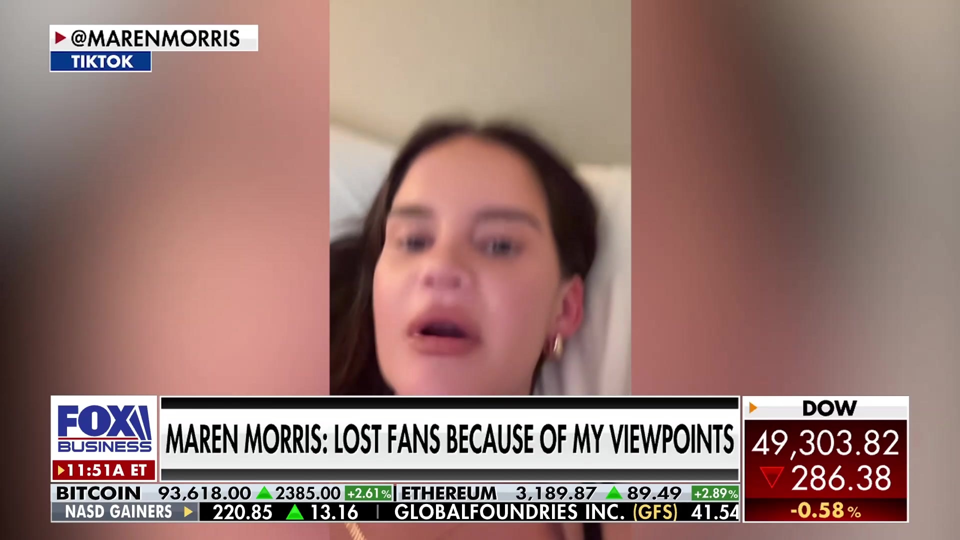 Watch Maren Morris discusses losing fans over political views Online | FOX  One