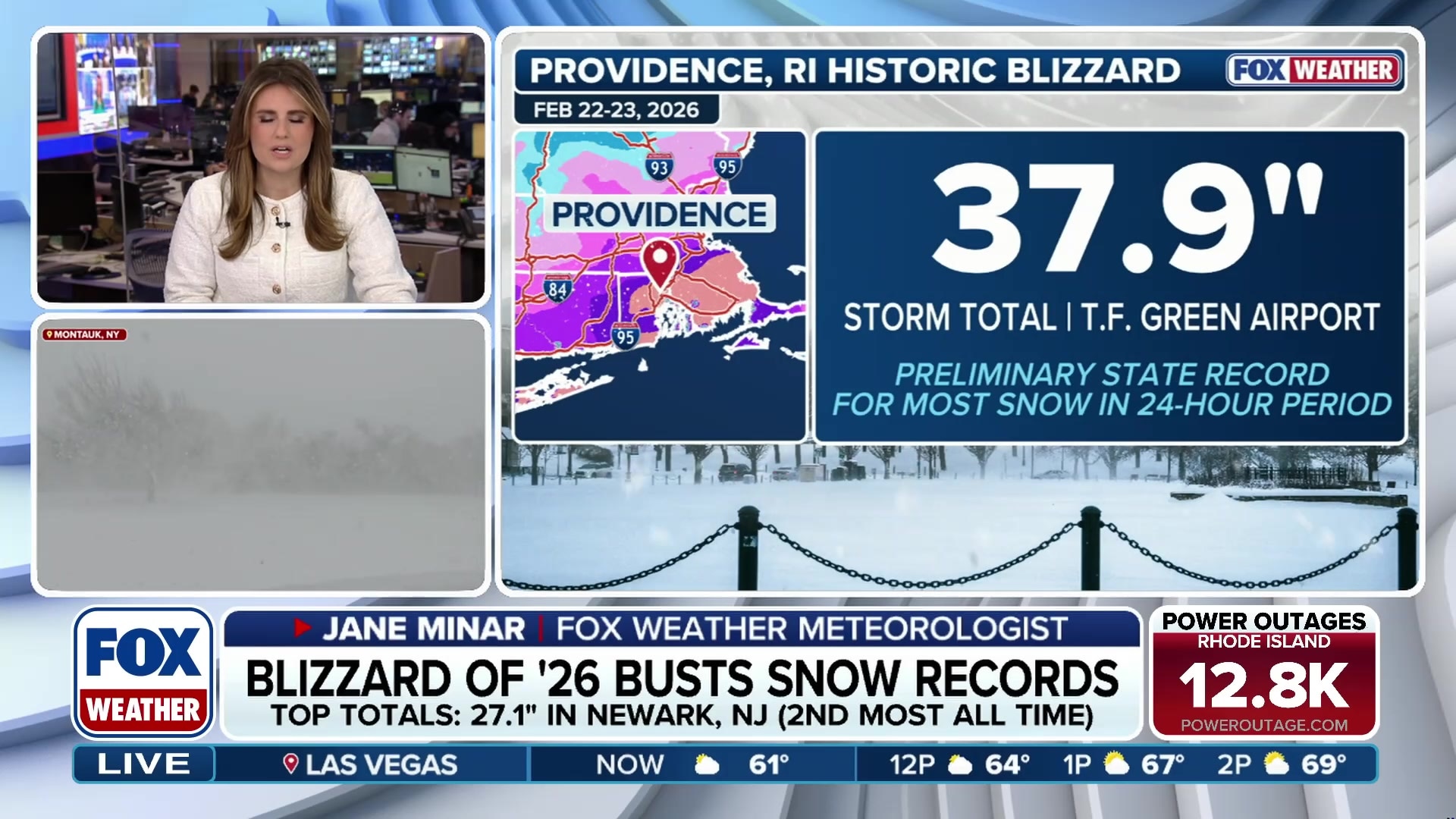 Providence, RI smashes state snow record with 37.9 inches from historic blizzard