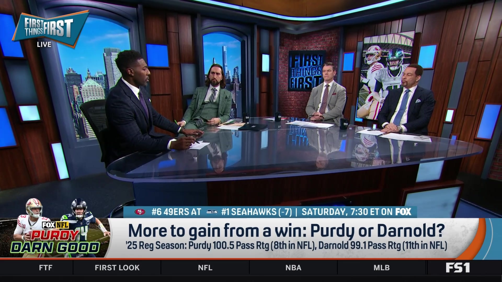 Marcus Spears argues Brock Purdy has more to gain from playoff win