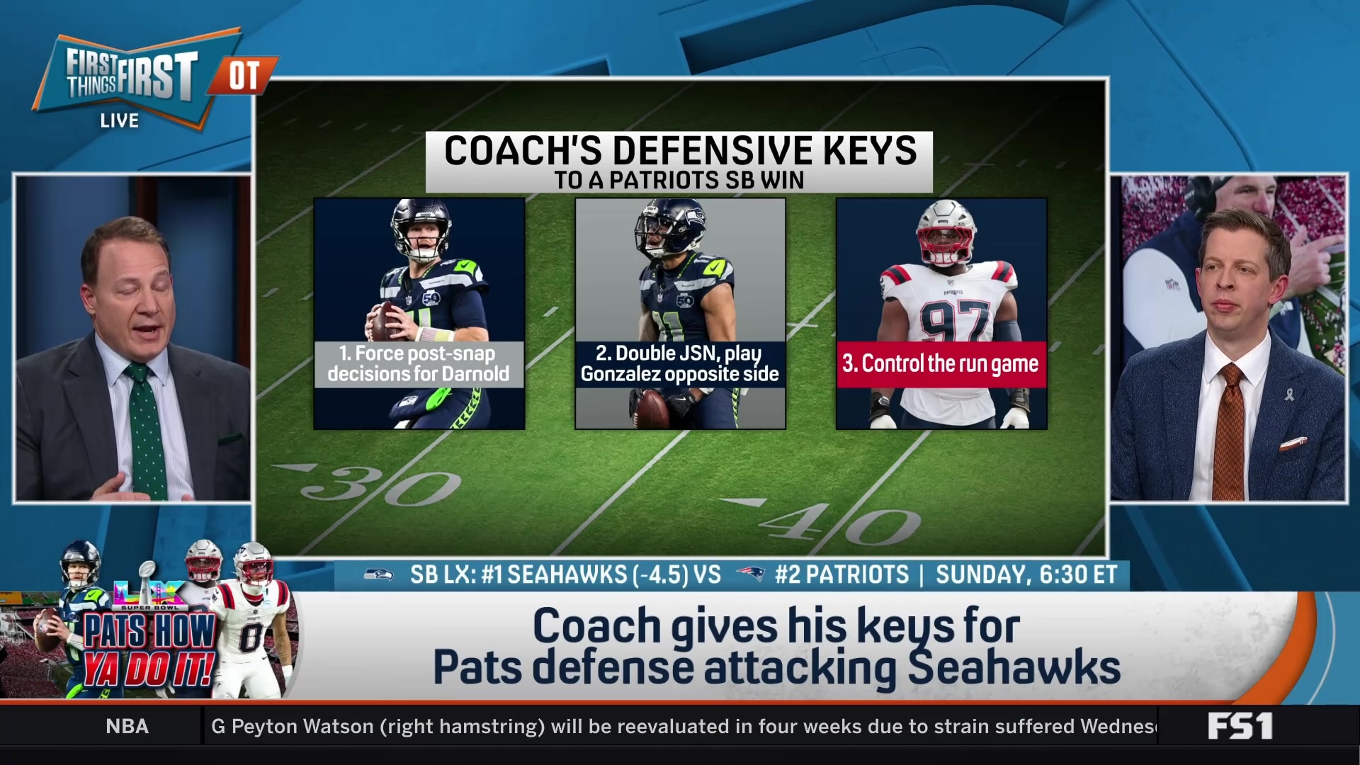 Patriots' defensive key 3: Force Sam Darnold to make post-snap decisions