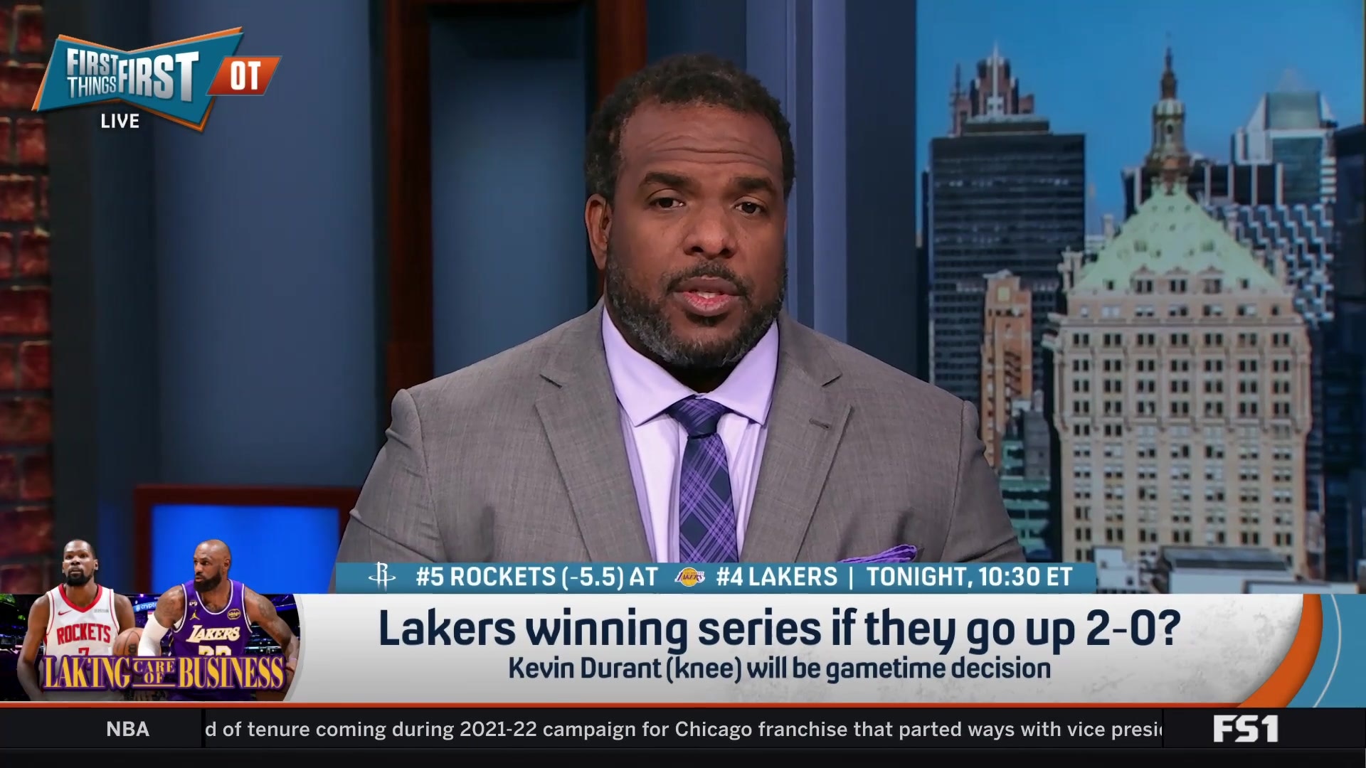 KD must play Game 2 or Lakers win series, analyst says
