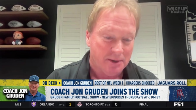 Jon Gruden labels the Chargers the most disappointing team in Week 1