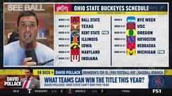 David Pollack explains why Ohio State might miss the playoff