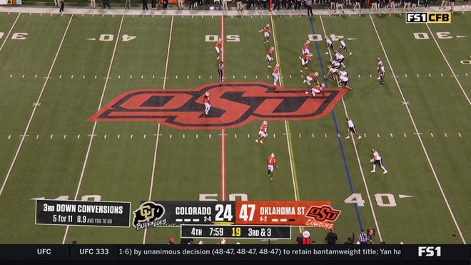 LaDainian Fields intercepts Isaac Wilson for a big return
