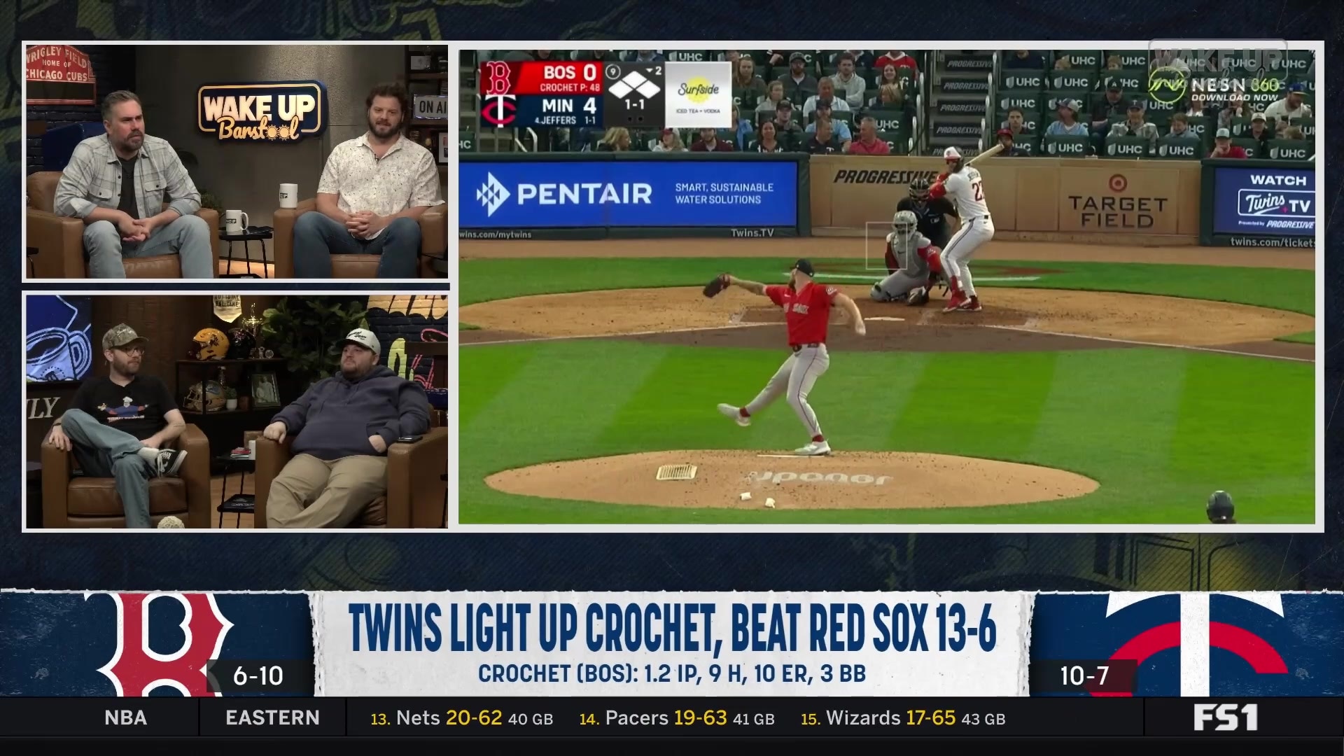 Red Sox pitcher Garrett Crochet's disastrous outing