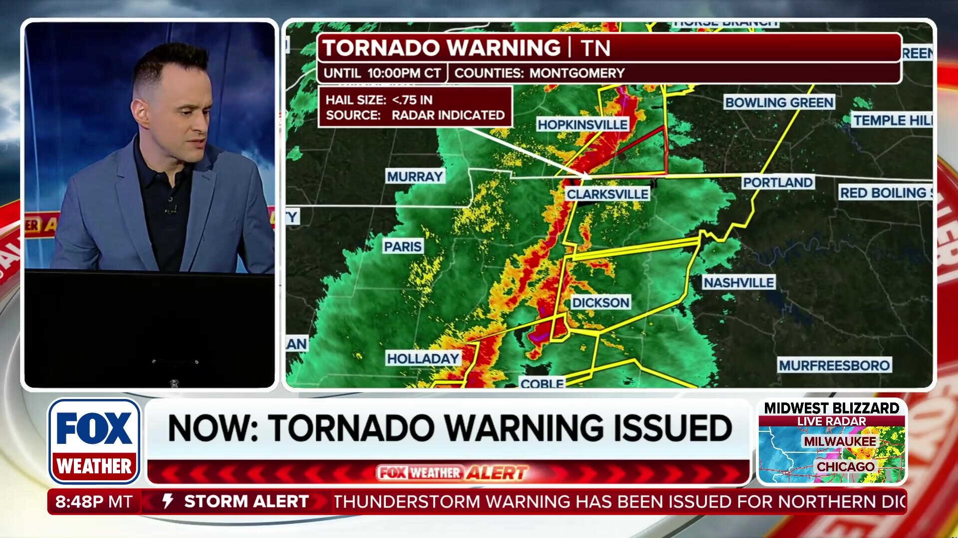 Hopkinsville radar knocked out by severe thunderstorm