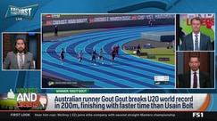 Australian runner Gout Gout breaks Usain Bolt's U20 record