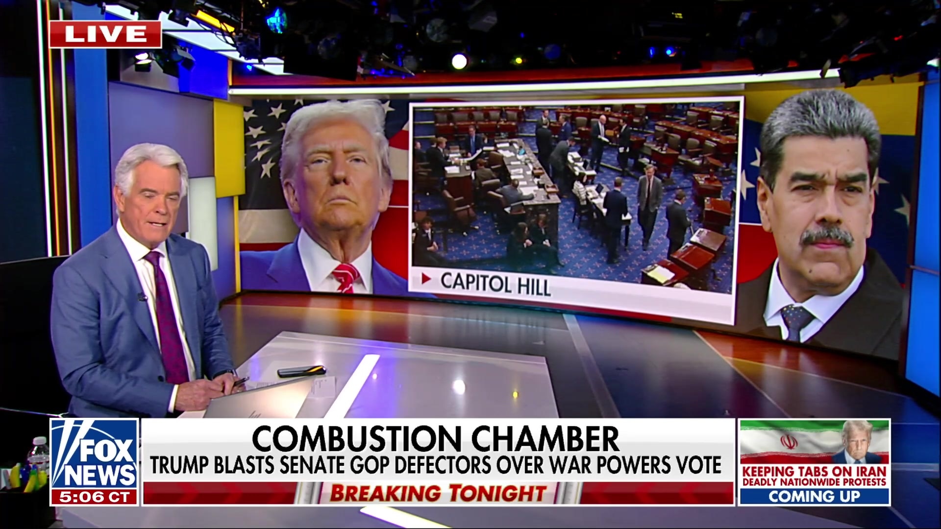 Trump blasts GOP defectors over Senate war powers vote on Venezuela