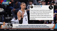 Wemby considering less than max rookie extension for Spurs