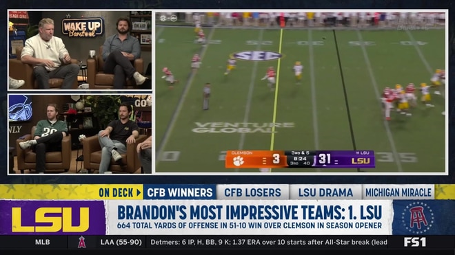 LSU's impressive week 1 win over Clemson