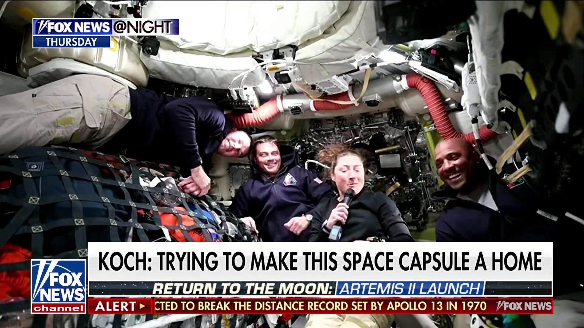 Artemis II astronauts describe excitement of launch and making capsule a home