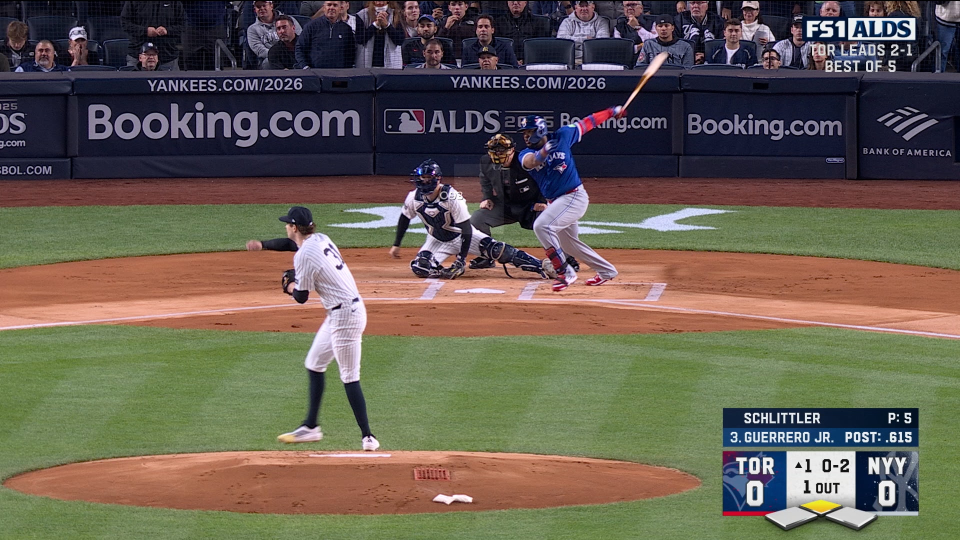 Vladimir Guerrero Jr. singles in run to give Blue Jays the lead over Yankees
