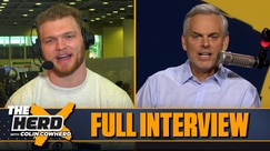 Aidan Hutchinson talks Lions, Dan Campbell, Darnold vs. Maye in SB LX | FULL INTERVIEW | The Herd