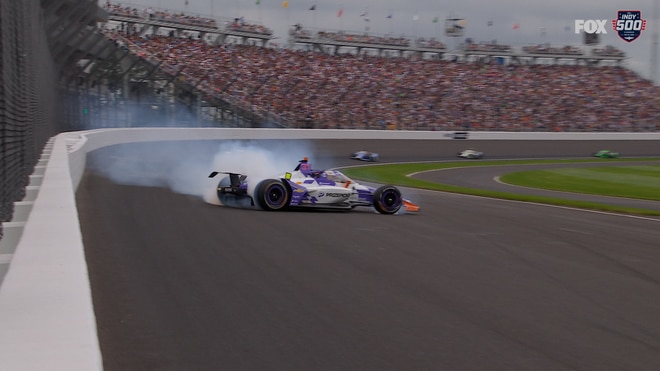 Ryan Hunter-Reay spins, Katherine Legge's historic attempt at The Double ends at Lap 19