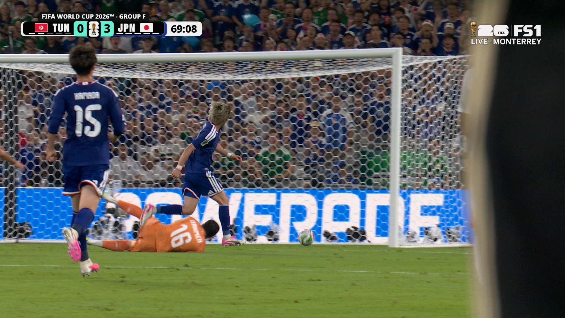 Junya Ito nets goal extending Japan's lead vs Tunisia | 2026 FIFA