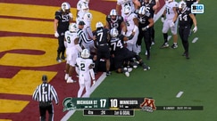 Minnesota's Drake Lindsey sends game to OT with late 1-yard TD against Michigan State