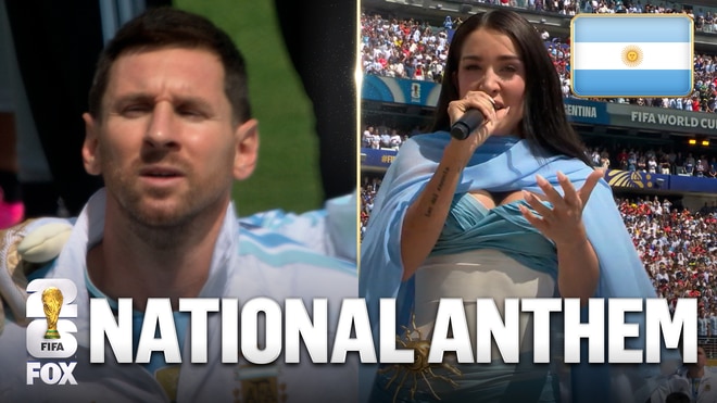 Argentina’s National Anthem Before 2026 FIFA World Cup™ Final vs Spain