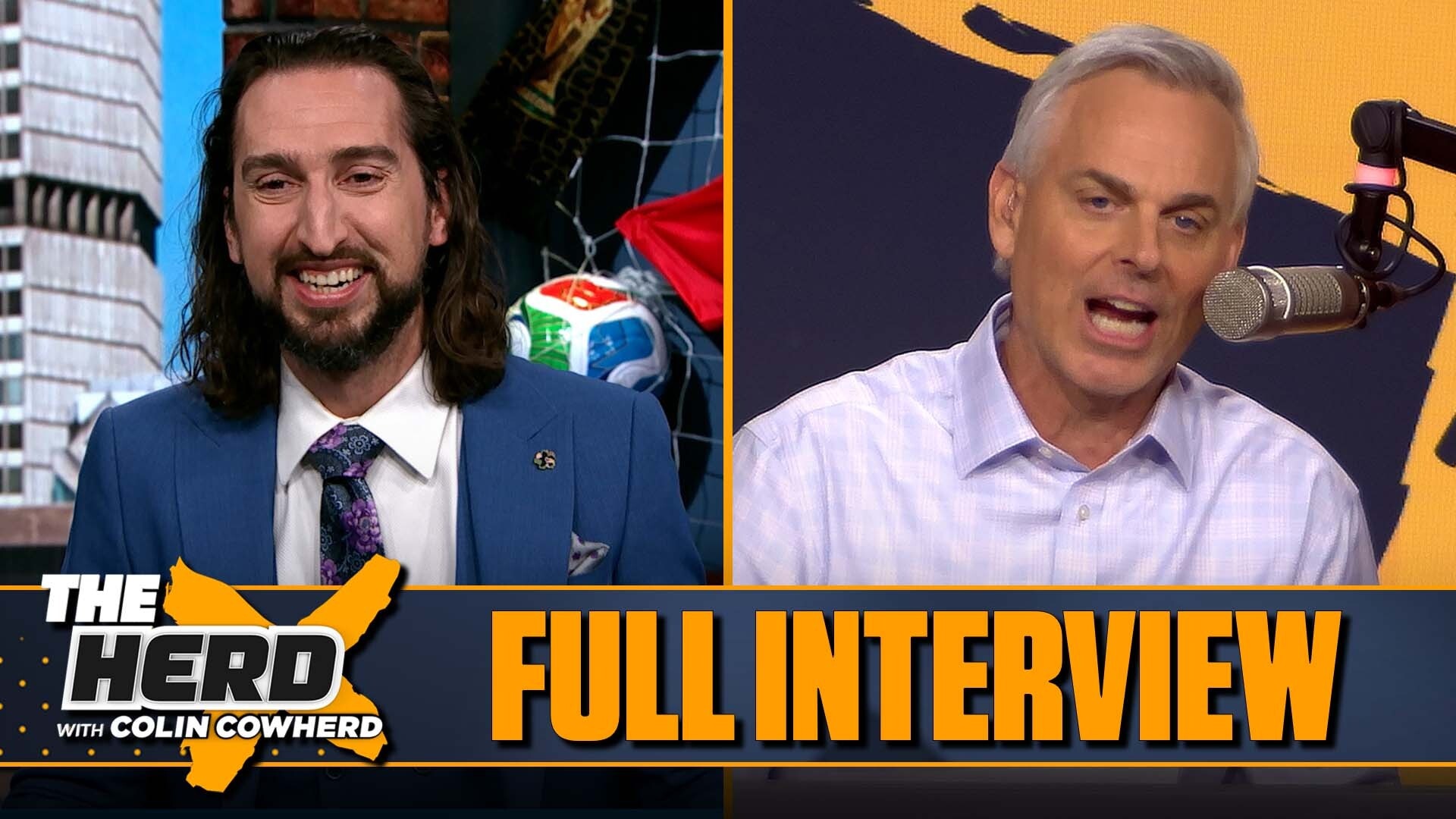 Nick Wright on Lakers frustrations, Knicks hot streak, Mendoza potential | FULL INTERVIEW | The Herd