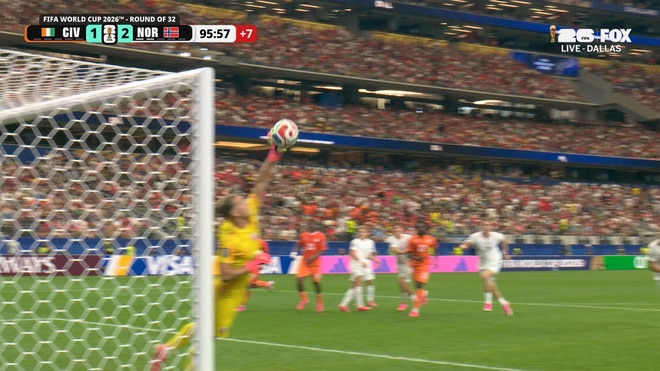 Norway's Ørjan Nyland makes game-saving stop to defeat Ivory Coast | 2026 FIFA World Cup™