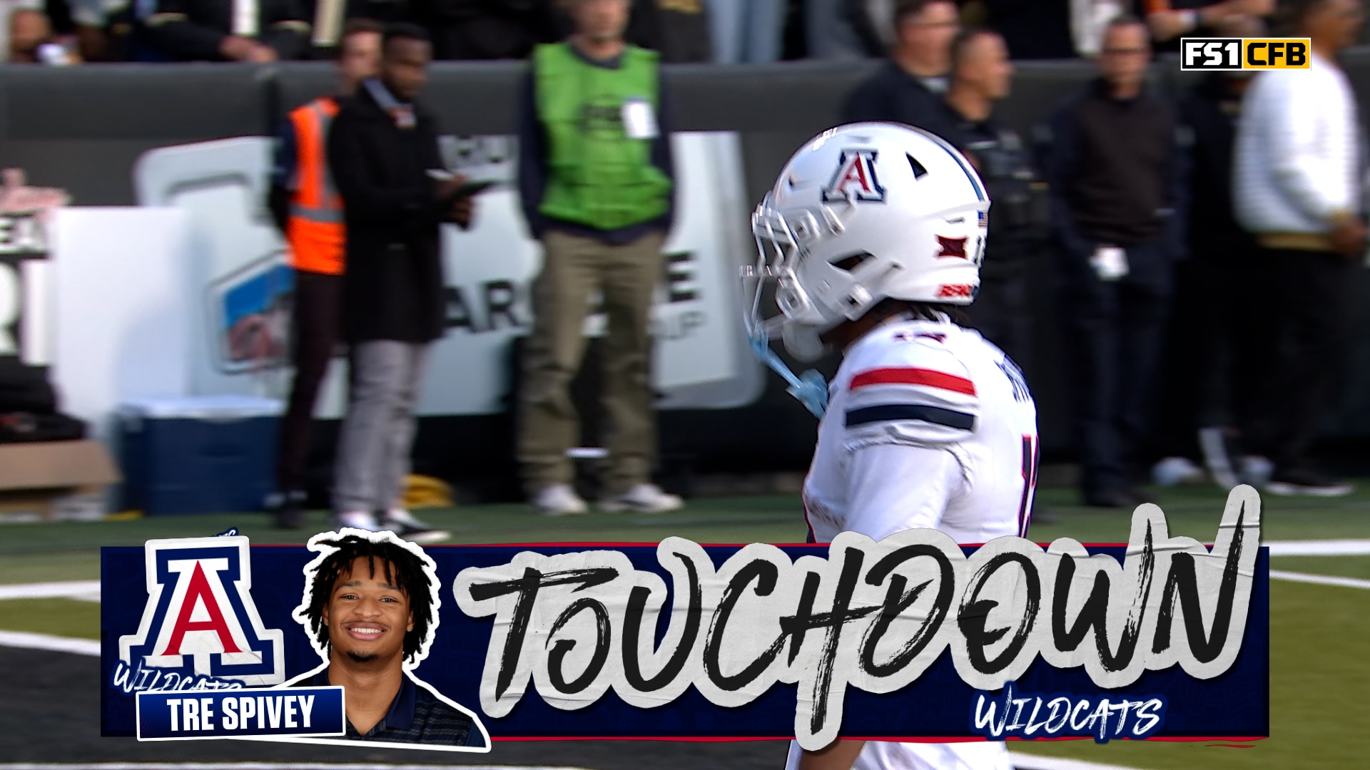 Noah Fifita finds Tre Spivey for a 57-yard TD, giving Arizona the lead over Colorado