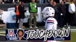 Noah Fifita finds Tre Spivey for a 57-yard TD, giving Arizona the lead over Colorado