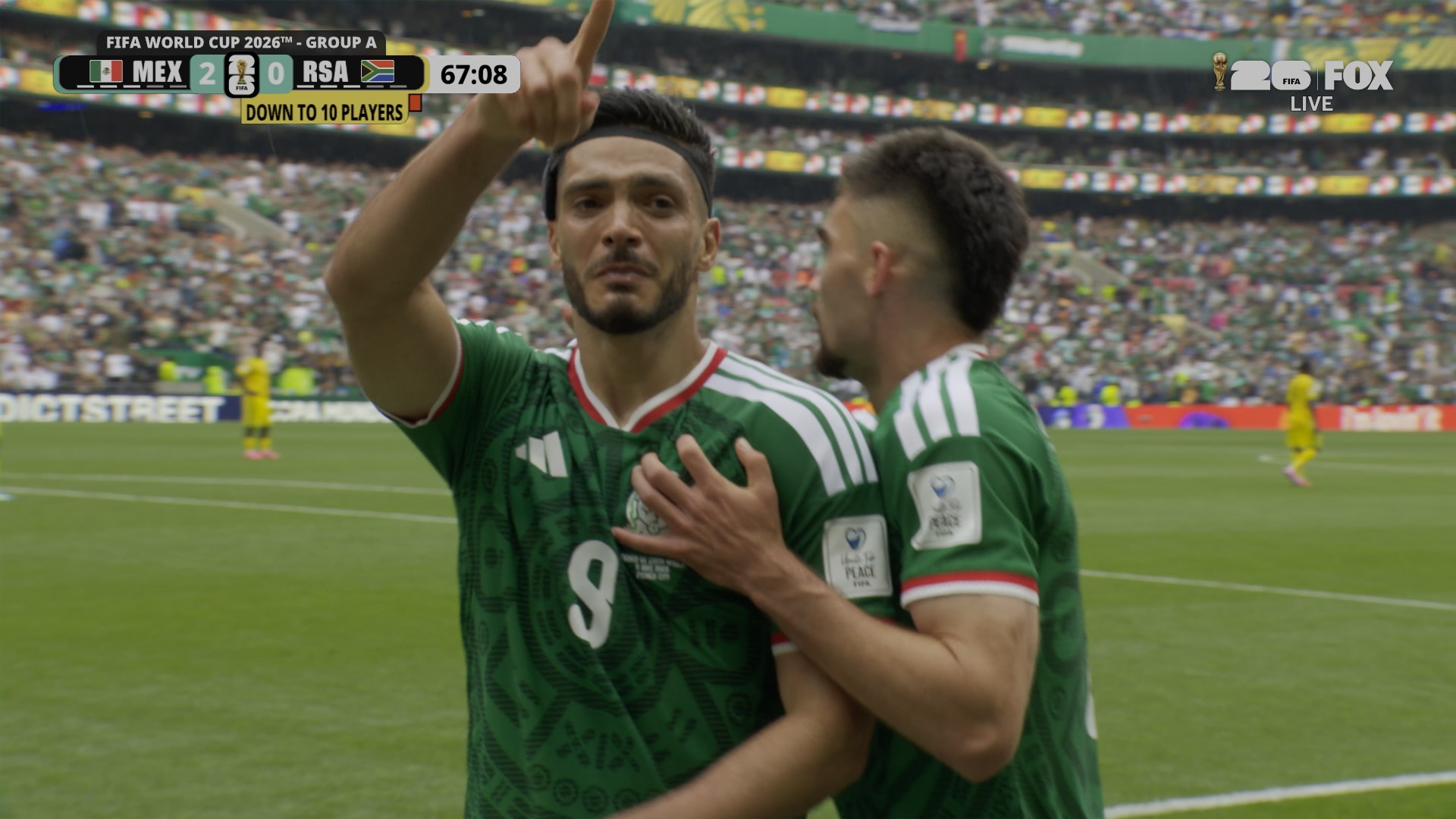 Mexico's Raúl Jiménez scores goal, extending lead over South