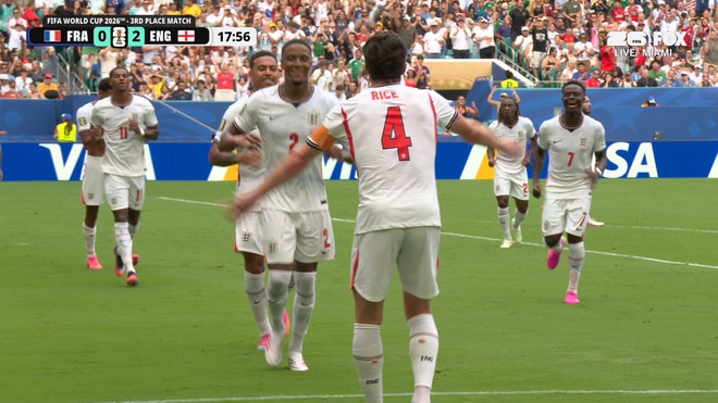 Ezri Konsa scores header to give England two-goal lead vs France | 2026 FIFA World Cup™ 