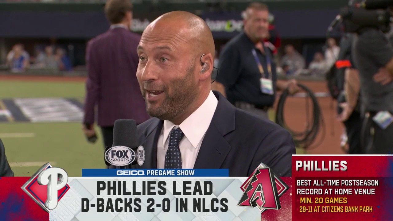 Derek Jeter and the 'MLB on FOX' crew discuss Phillies' commanding lead vs. Diamondbacks in NLCS