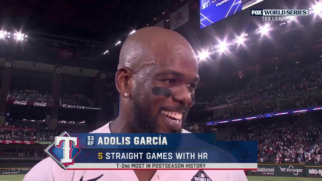 'He fired me up' – Rangers' Adolis García credits Corey Seager for his walk-off home run against Diamondbacks