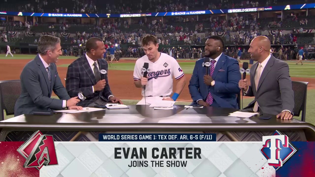 'It's a dream come true' - Rangers' Evan Carter describes Game 1 victory vs. Diamondbacks