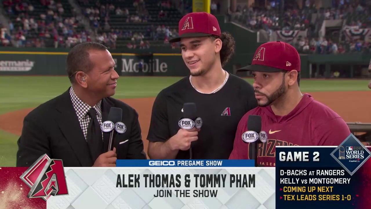 'He's a baller' - Tommy Pham on Alek Thomas & Diamondbacks bouncing back after Game 1 loss