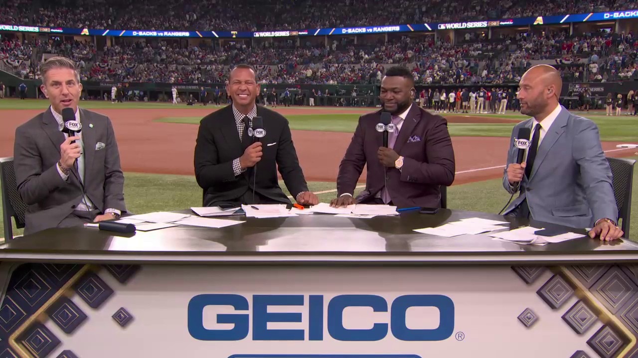 'You don't see that very often' - David Ortiz, Derek Jeter break down the greatness of Adolis García in the World Series 