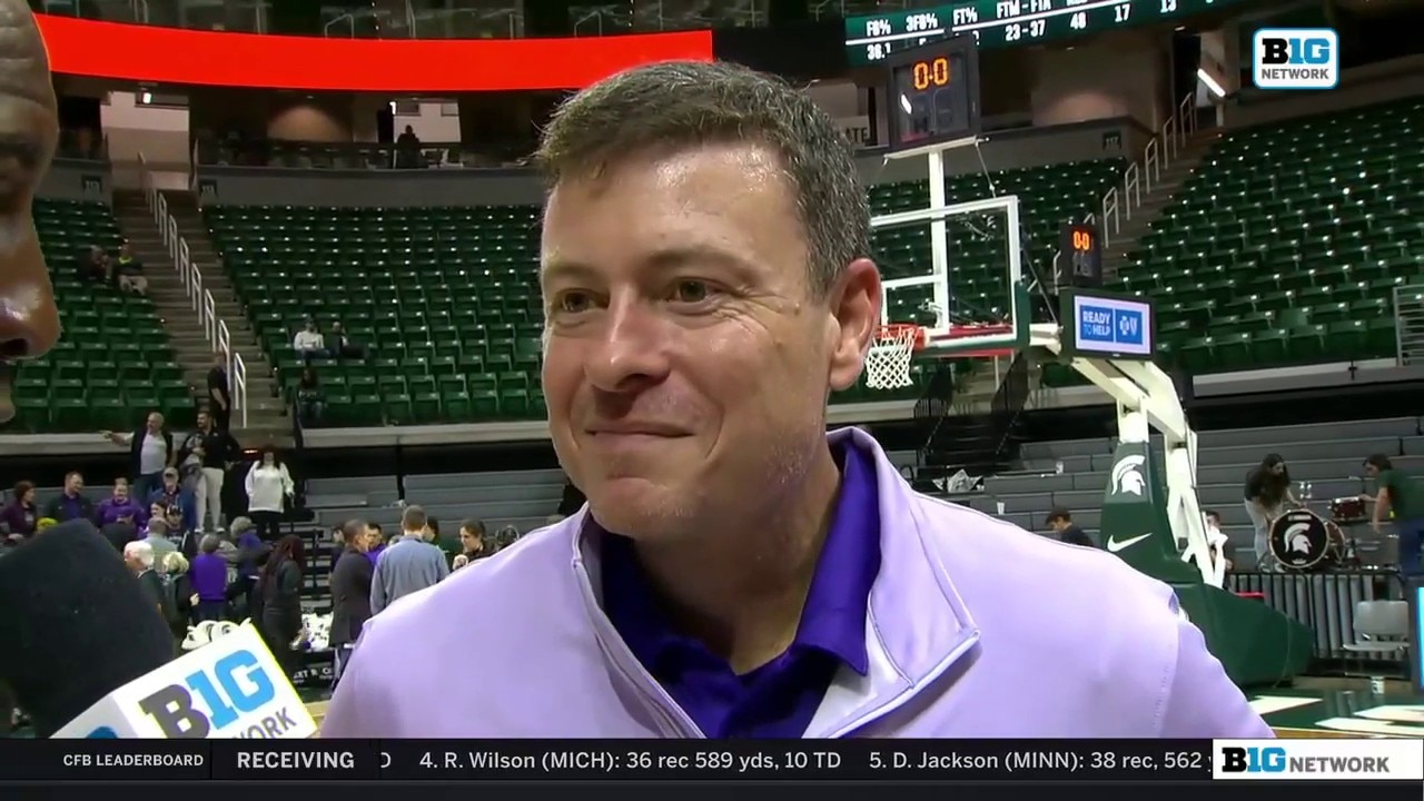James Madison HC Mark Byington discusses ELECTRIC UPSET vs. No. 4 Michigan State, 79-76 