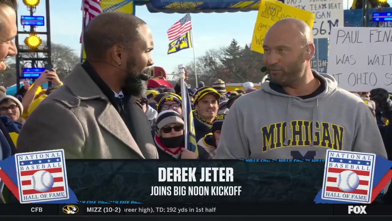 Michigan superfan Derek Jeter talks Wolverines ahead of Ohio State matchup | Big Noon Kickoff