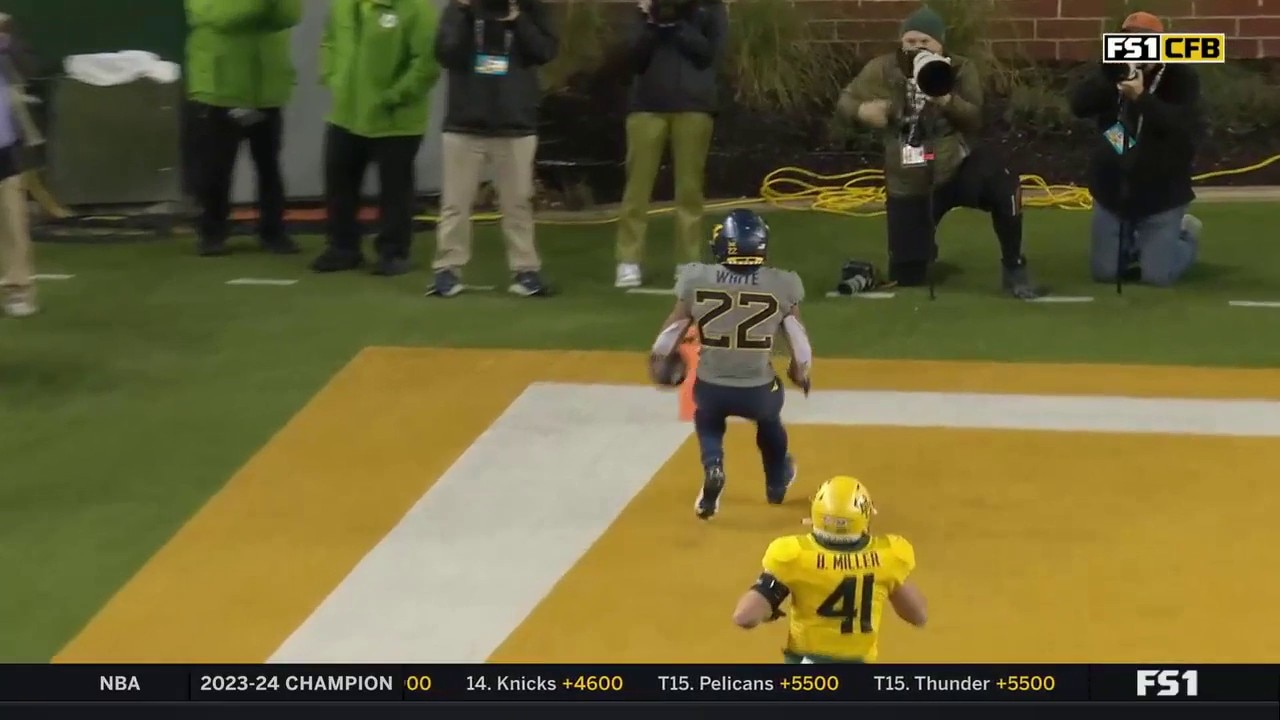 Garrett Greene's CLUTCH 29-yard TD to Jahiem White seals West Virginia's victory over Baylor
