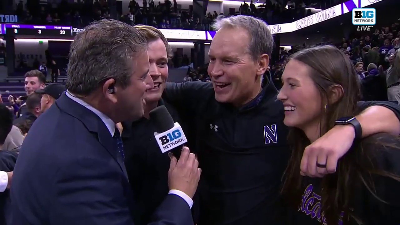 'We've got to do it the hard way' - Northwestern's Chris Collins after stunning OT upset of Purdue