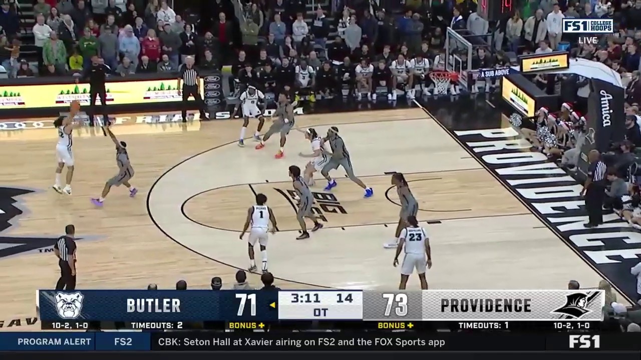 Devin Carter nails two 3-pointers in OT to seal Providence’s 85-75 win over Butler