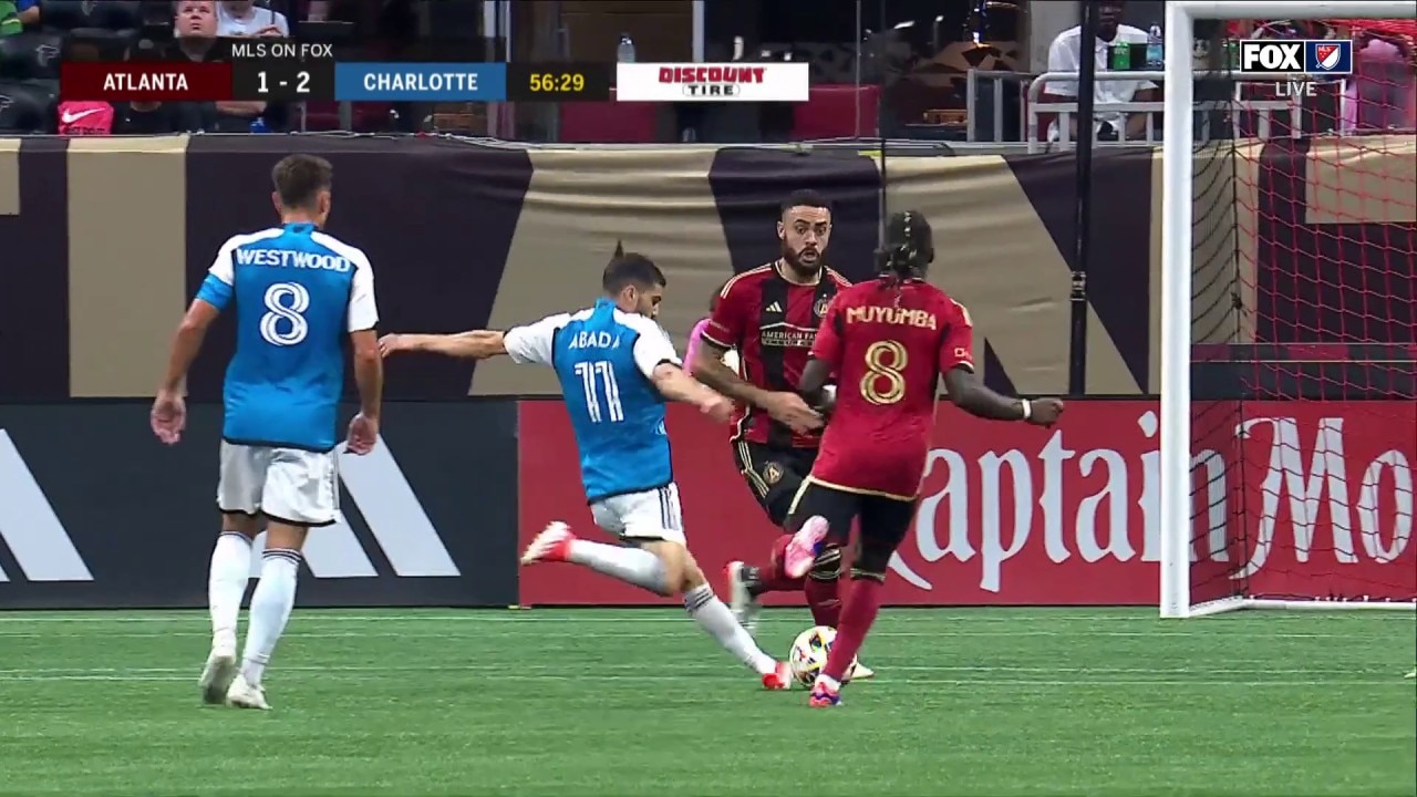 Liel Abada's outside-the-box BANGER helps Charlotte grab a 2-1 lead over Atlanta United