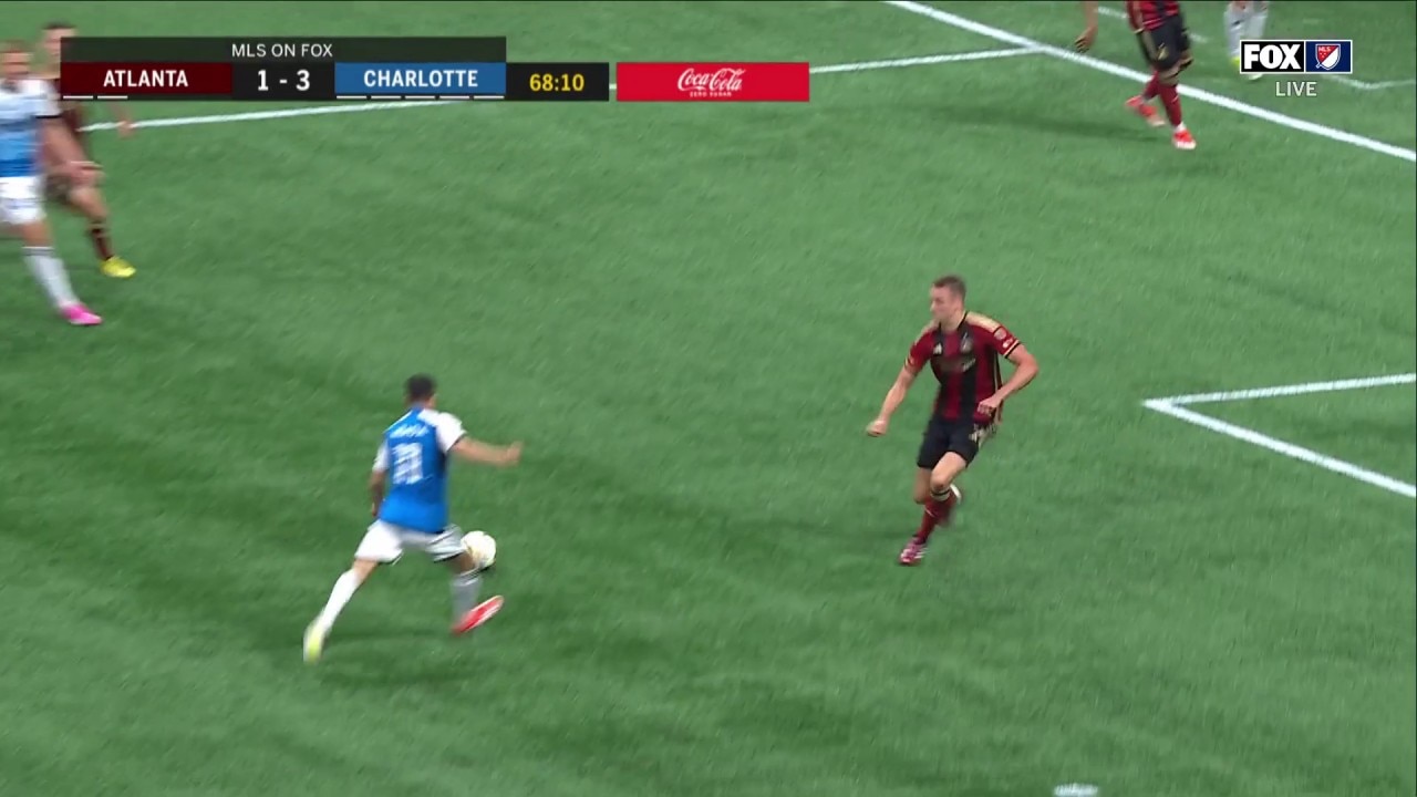 Charlotte's Liel Abada bags his 2nd goal of the game to grab a 3-1 lead over Atlanta United