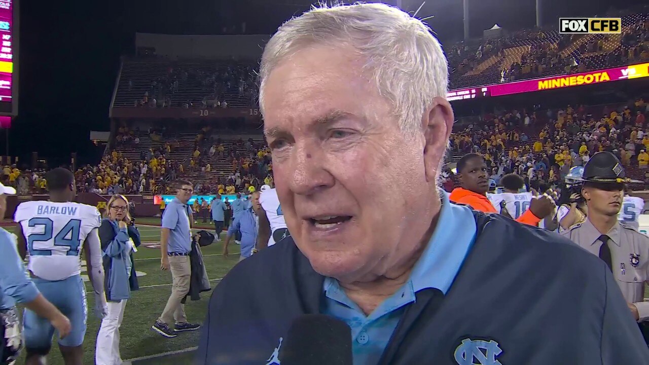 ‘This is what college football is all about’ –North Carolina HC Mack Brown on their 19-17 win over Minnesota
